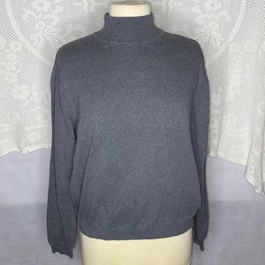 Talbots Grey Wool Sweater szXL